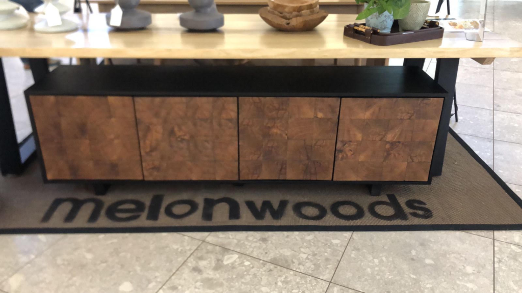 Wood End TV Unit